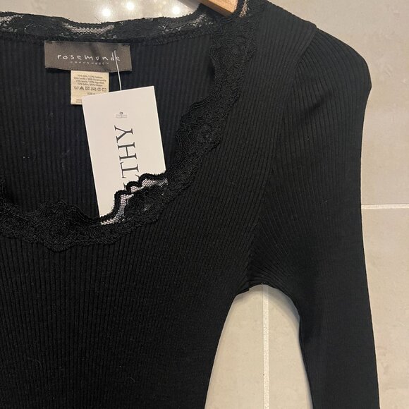 Silk Cotton Ribbed Stretch Body Con Dress - Picture 5 of 5